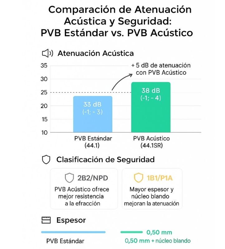 Cristalerias • en • Gran • Canaria • Vitecan • Butiral • Estandar • VS • Butiral • Acustico
